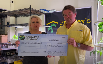 Presley’s Produce “Do What You Want Scholarship”